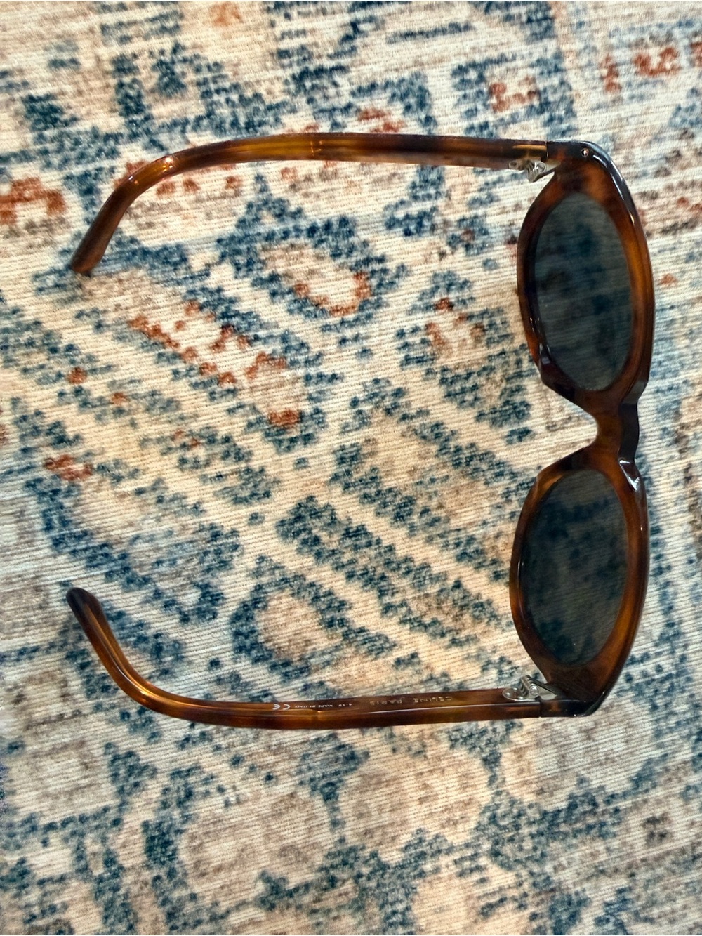 Celine Paris Tortoise Oversized Sunglasses Mirror Lens Italy - Picture 4 of 7